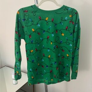 The Children's Place Green Long Sleeve Tee with Colorful Lights